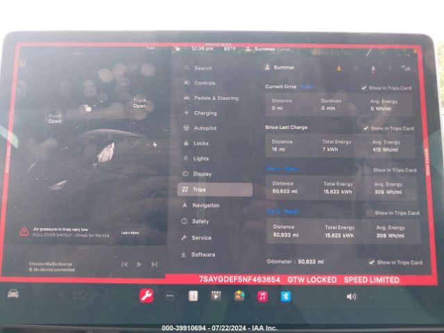 7SAYGDEF5NF463654 Tesla Model Y Performance Dual Motor All-wheel Drive