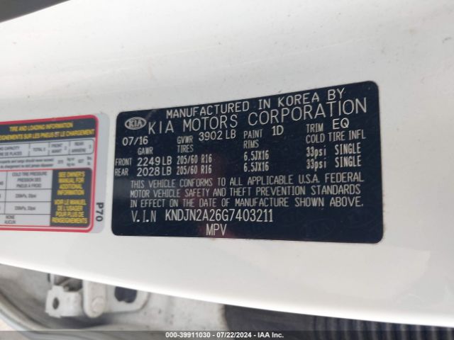 KNDJN2A26G7403211 KIA Soul