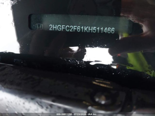 2HGFC2F61KH511466 Honda Civic Lx