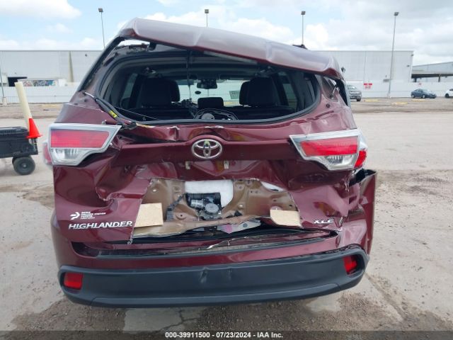 5TDKKRFH5GS121277 Toyota Highlander Xle V6