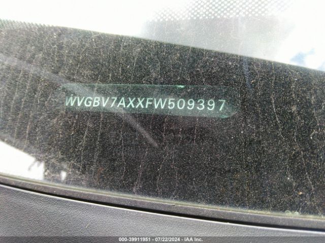WVGBV7AXXFW509397 Volkswagen TIGUAN S