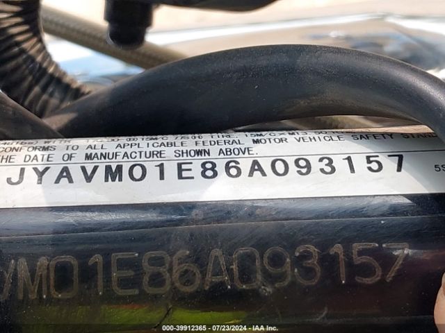 2006 YAMAHA XVS65 JYAVM01E86A093157 Photo 9