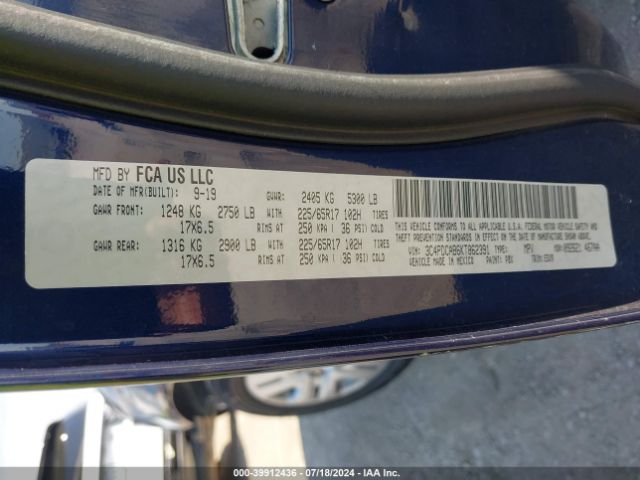 3C4PDCAB6KT862391 Dodge Journey Se Value Package