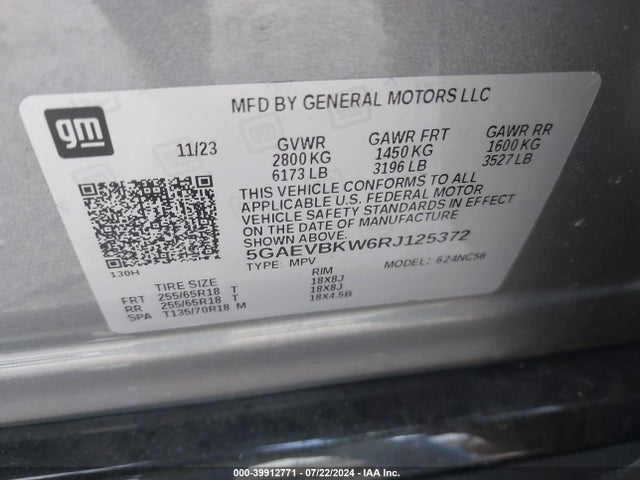 Buick Enclave Premium Awd 2024 5GAEVBKW6RJ125372 Image 9
