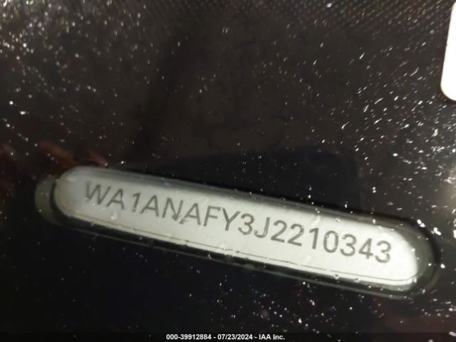 WA1ANAFY3J2210343 Audi Q5 2.0t Premium/2.0t Tech Premium