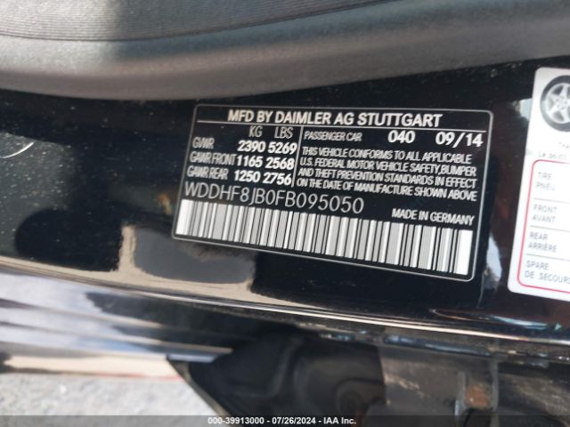 WDDHF8JB0FB095050 Mercedes-Benz E 350 4matic