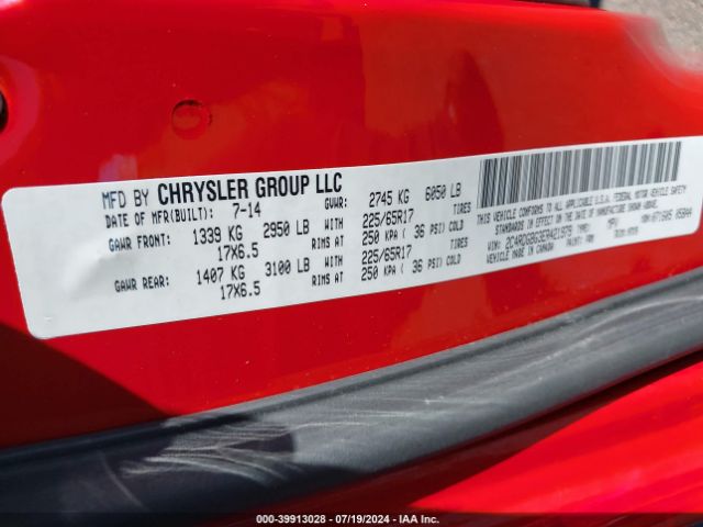 2C4RDGBG3ER421979 Dodge Grand Caravan Se 30th Anniversary