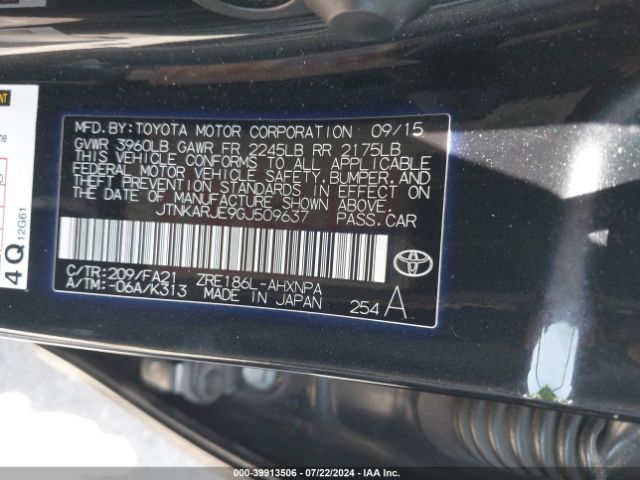 JTNKARJE9GJ509637 Scion IM