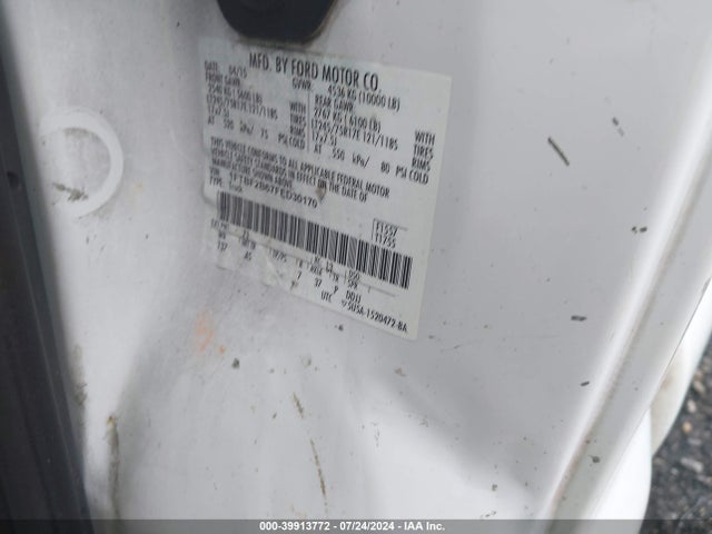 Ford F-250 Xl 2015 1FTBF2B67FED30170 Image 9