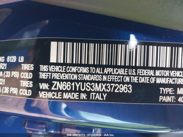 ZN661YUS3MX372963 Maserati Levante S Gransport