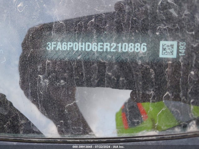 Ford FUSION SE 2014 3FA6P0HD6ER210886 Image 9