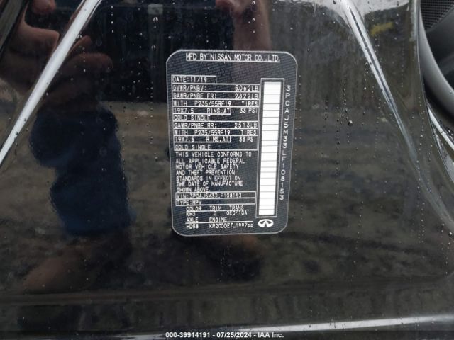 3PCAJ5M33LF108153 Infiniti Qx50 Luxe Awd