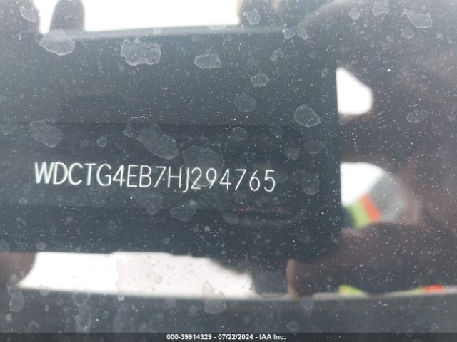 WDCTG4EB7HJ294765 Mercedes-Benz GLA 250