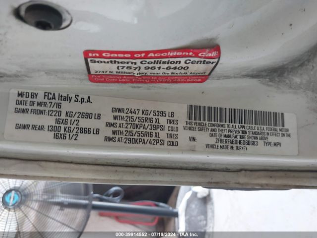 ZFBERFAB0H6D66683 RAM Promaster City Tradesman