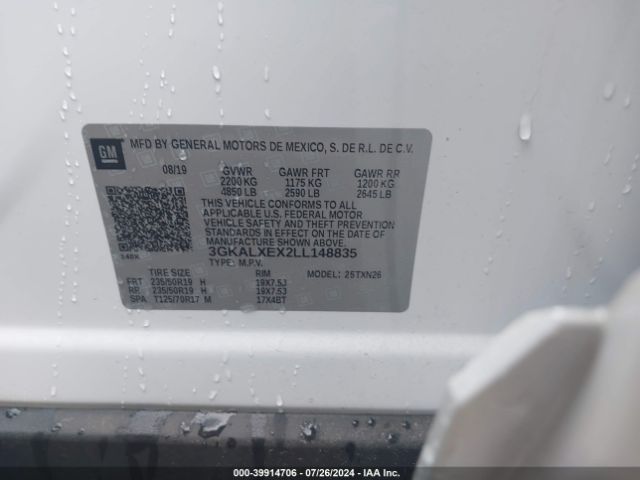3GKALXEX2LL148835 GMC Terrain Awd Denali