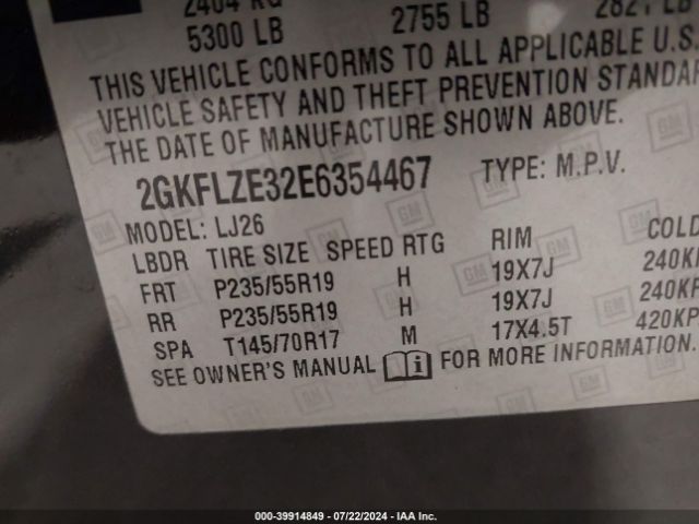 2GKFLZE32E6354467 GMC Terrain Denali