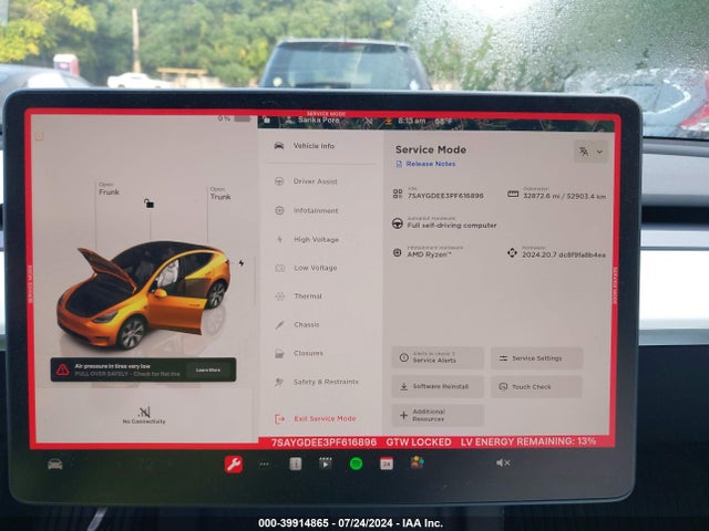 7SAYGDEE3PF616896 Tesla Model Y Awd/long Range Dual Motor All-wheel Drive