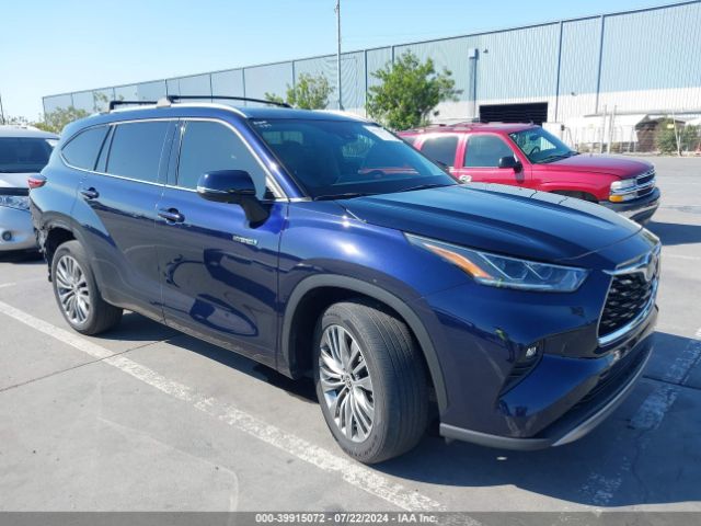 Toyota Highlander Hybrid Platinum 2021 5TDFARAH9MS010321 главное изображение