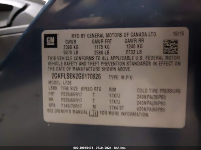 2GKFLSEK2G6170826 GMC Terrain Sle-1