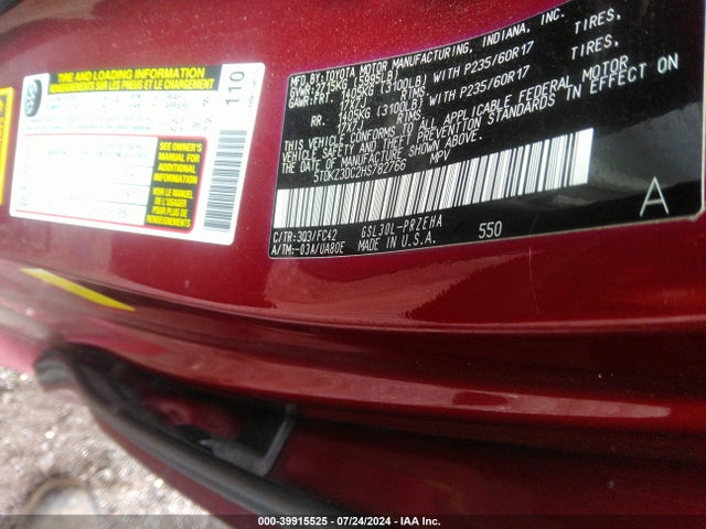 Toyota Sienna Le 8 Passenger 2017 5TDKZ3DC2HS782766 Image 9