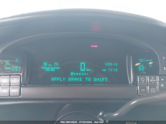 1997 CADILLAC DEVILLE PROFESSIONAL 1GEEH90Y2VU500001 Photo 6
