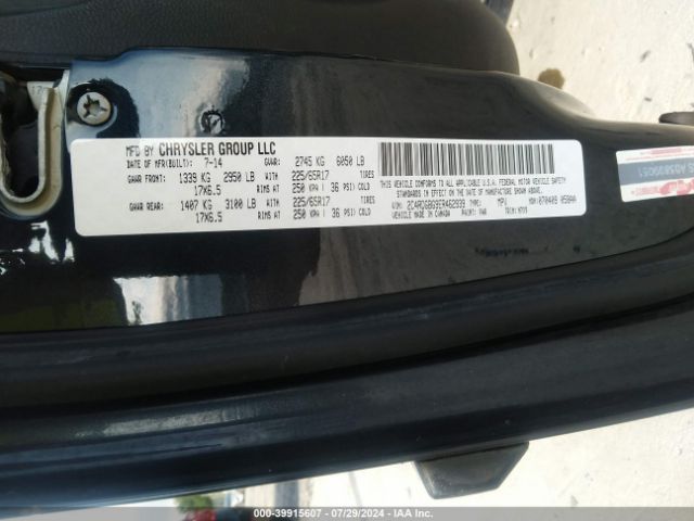 2C4RDGBG9ER462939 Dodge Grand Caravan Se 30th Anniversary
