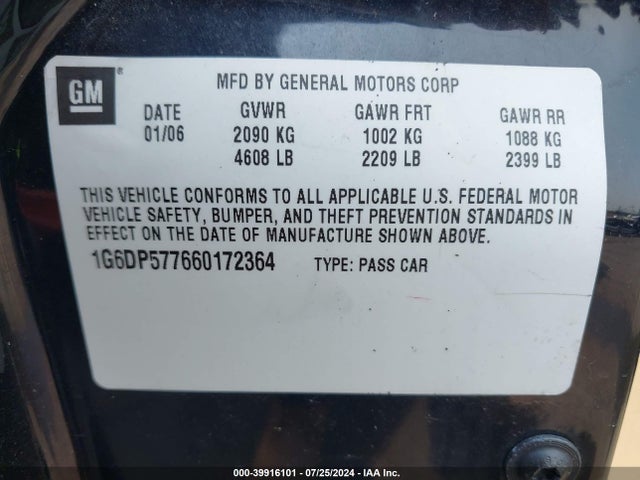 2006 CADILLAC CTS 1G6DP577660172364 Photo 8