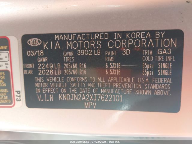 KNDJN2A2XJ7622101 KIA Soul