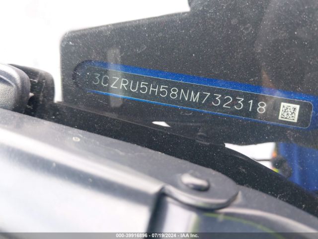 3CZRU5H58NM732318 Honda Hr-v 2wd Ex