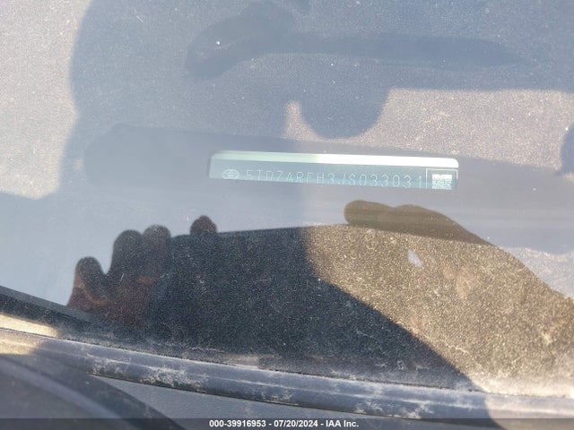 Toyota Highlander Le 2018 5TDZARFH3JS033031 Image 9