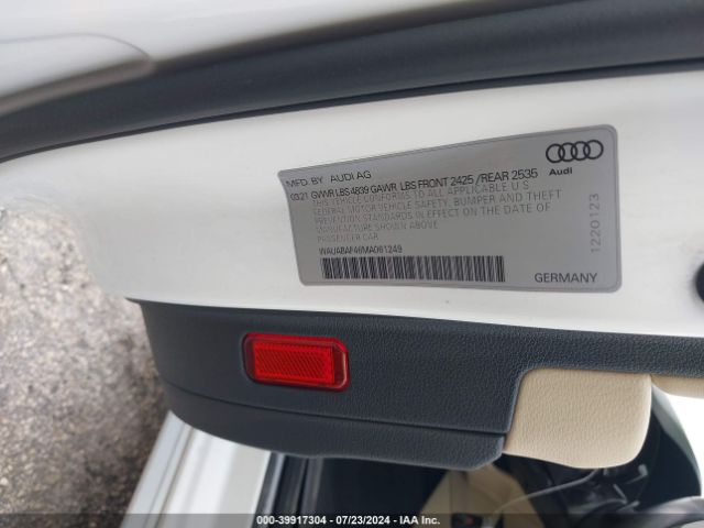 WAUABAF46MA061249 Audi A4 Premium 40 Tfsi Quattro S Tronic