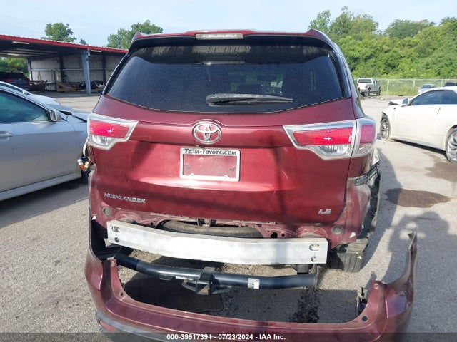Toyota Highlander Le 2015 5TDZARFH6FS009670 Image 16