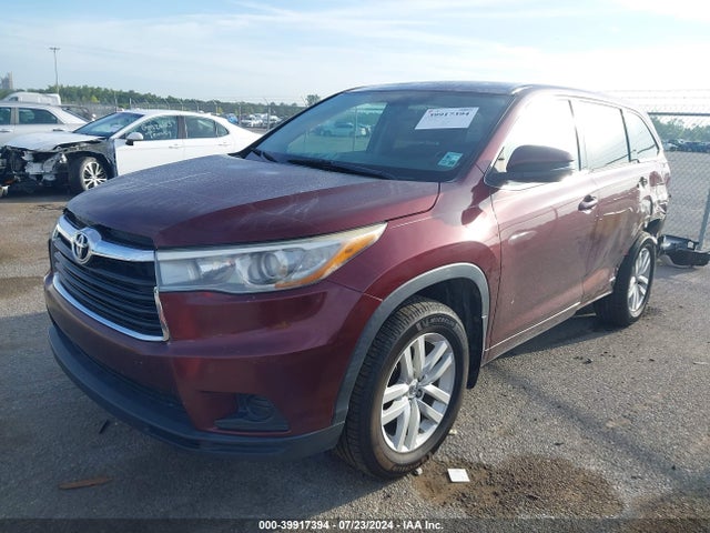 Toyota Highlander Le 2015 5TDZARFH6FS009670 Image 2