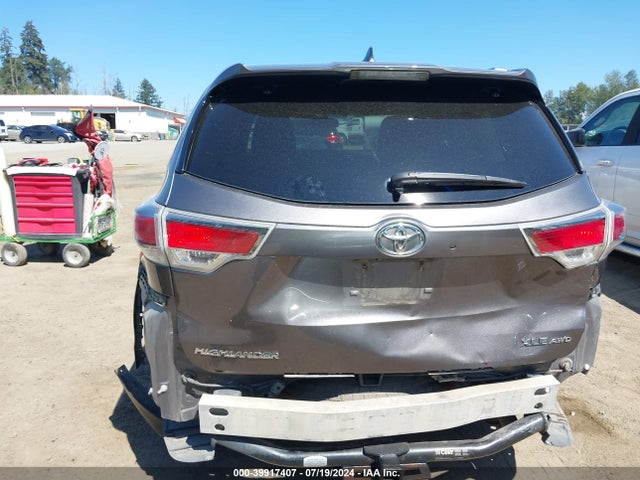 Toyota Highlander Xle V6 2015 5TDJKRFH5FS128434 Image 18