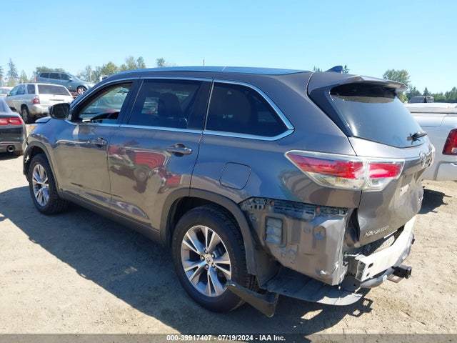 Toyota Highlander Xle V6 2015 5TDJKRFH5FS128434 Image 3