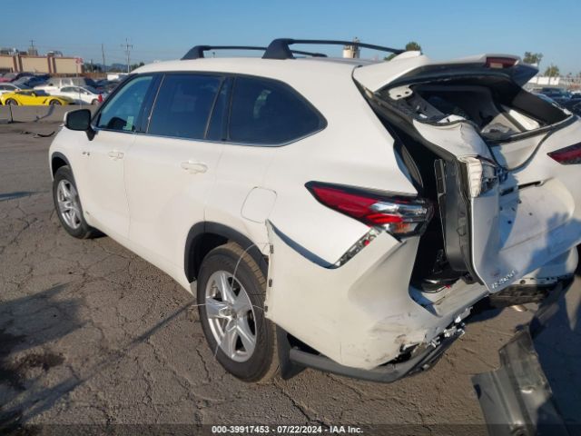 5TDBBRCH5MS038805 Toyota Highlander Hybrid Le