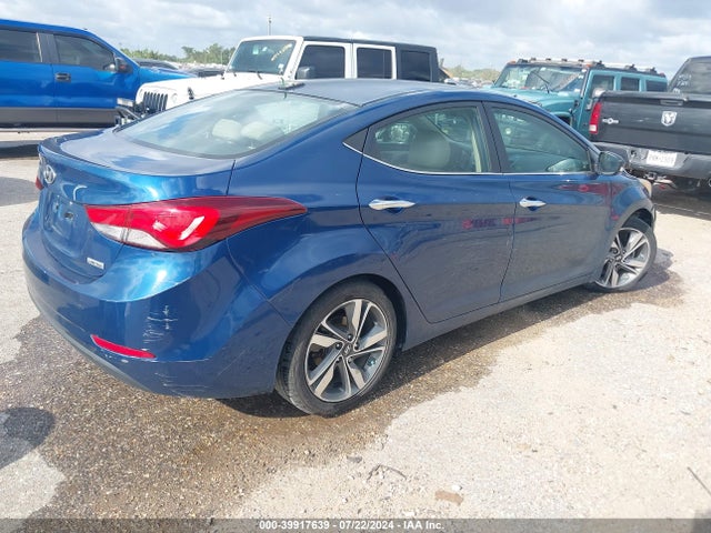 Hyundai Elantra Limited 2015 KMHDH4AE0FU390638 Image 4