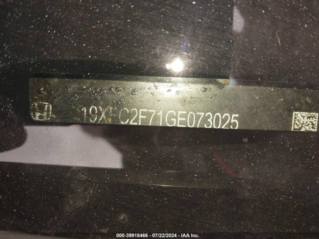 Honda CIVIC EX 2016 19XFC2F71GE073025 Image 9