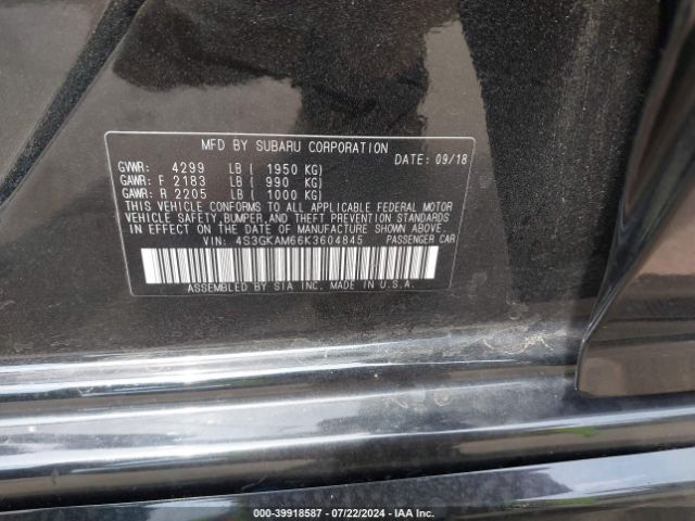 4S3GKAM66K3604845 Subaru Impreza 2.0i Sport
