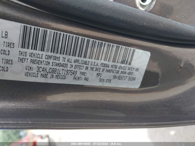 3C4NJDBB1LT197549 Jeep Compass Latitude 4x4