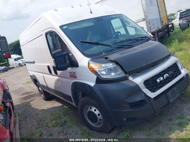 2019 Ram Promaster 2500 მანქანა იყიდება აუქციონზე, vin: 3C6TRVCG5KE539580, აუქციონის ნომერი: 39919295