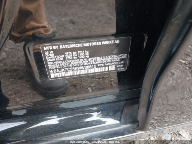 WBAJA7C55KWW38615 BMW 530i Xdrive