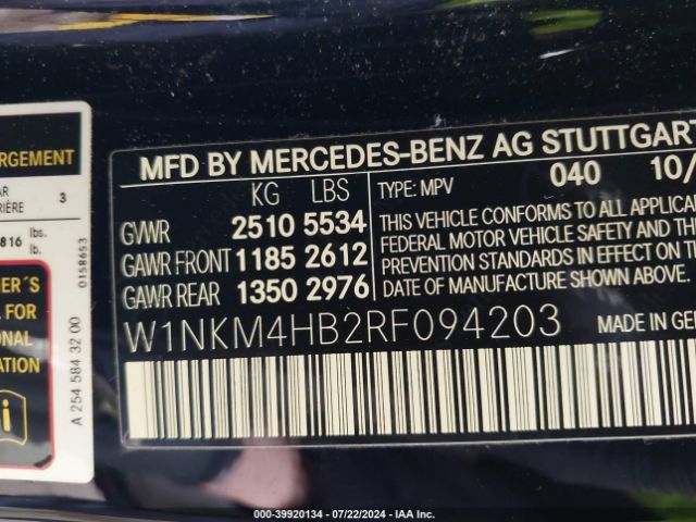 W1NKM4HB2RF094203 Mercedes-Benz Glc 300 4matic Suv