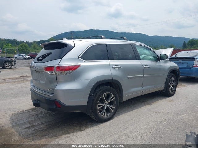 Toyota Highlander Xle V6 2016 5TDJKRFH4GS296566 Image 4