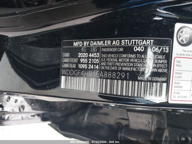 WDDGF4HB1EA888291 Mercedes-Benz C 250 Luxury/sport