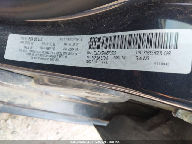 1C3CCCAB7HN503565 Chrysler 200 Limited Platinum