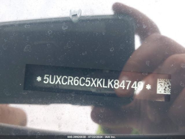 5UXCR6C5XKLK84749 BMW X5 Xdrive40i