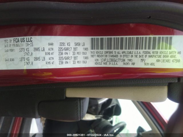 1C4PJLCB6GW177184 Jeep Cherokee Latitude