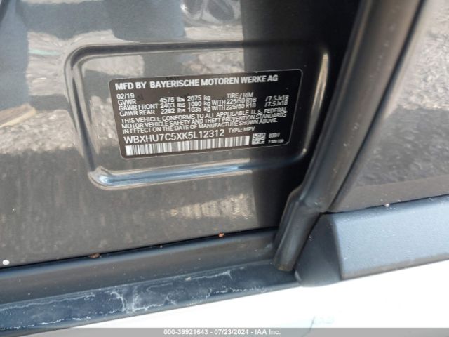 WBXHU7C5XK5L12312 BMW X1 Sdrive28i