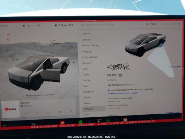 7G2CEHED4RA004702 Tesla Cybertruck All-wheel Drive
